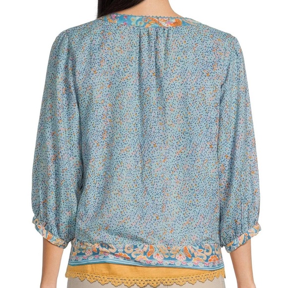 anthropologie reversible paisley pattern cardigan - Picture 2 of 8